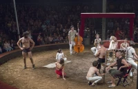 Saison de cirque du Cirque Aïtal au haras de Tarbes/ photo de Stéphane Boularand (c)Bigorre.org