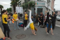 Capoeira à la Fête de la musique à Tarbes, photo de Stéphane Boularand (c)Bigorre.org