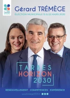 Gérard Trémège en tête du 1er tour des élections municipales à Tarbes