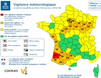 Carte de vigilance du 11/05/2020