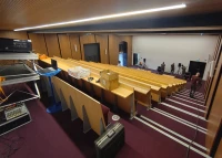 Le cinéma du Parvis pose son projecteur au Lycée Jean Dupuy/ Stéphane Boularand (c)Bigorre.org Le cinéma du Parvis pose son projecteur au Lycée Jean Dupuy/ Stéphane Boularand (c)Bigorre.org