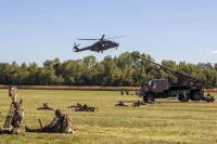 Les derniers réglages de la présentation qui aura lieu de 15h à 17h sur l’aérodrome de Tarbes-Laloubère., photo de Stéphane Boularand (c)Bigorre.org