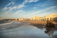 Grande plage à Biarritz, photo de Emmy Martens