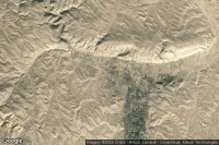 Vue aérienne de Sozmah Qalah