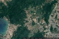 Vue aérienne de Amphoe Kathu