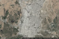 Vue aérienne de Qazvin