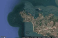 Vue aérienne de Marmagao