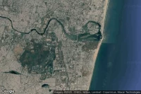 Vue aérienne de Gandhi Nagar