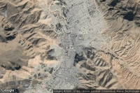 Vue aérienne de Khorramabad