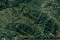 Vue aérienne de Kāndrāng Garhi