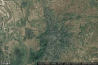 Vue aérienne de Myingyan