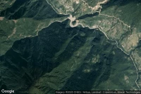 Vue aérienne de Trongsa Dzongkhag