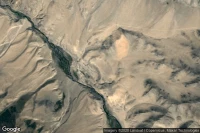 Vue aérienne de Kyzyl-Khaya