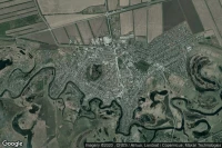 Vue aérienne de Krasnozerskoye