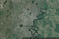 Vue aérienne de Belozerskoye