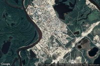 Vue aérienne de Beloyarskiy