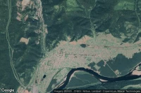 Vue aérienne de Abaza