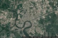 Vue aérienne de Samut Sakhon