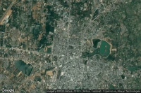 Vue aérienne de Khon Kaen