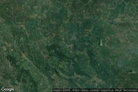 Vue aérienne de Sodong Hilir