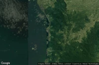 Vue aérienne de Maninjau