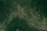 Vue aérienne de Mandalawangi