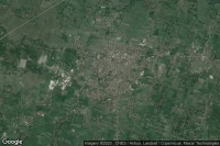 Vue aérienne de Jombang