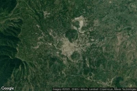 Vue aérienne de Bajawa