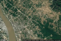 Vue aérienne de Thakhek