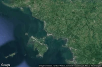 Vue aérienne de Silanga
