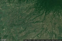 Vue aérienne de Sagang