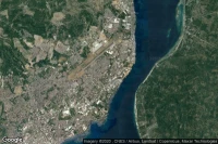 Vue aérienne de Lanang