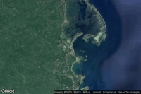 Vue aérienne de Kinablangan