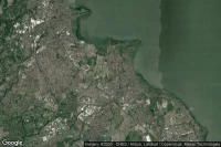 Vue aérienne de Biñan