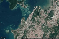 Vue aérienne de Kota Kinabalu