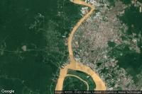 Vue aérienne de Sibu