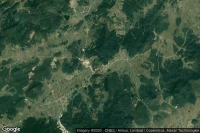 Vue aérienne de Mengshan