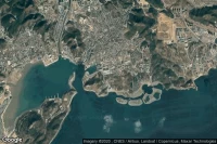 Vue aérienne de Lushun