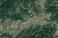 Vue aérienne de Yangqitan