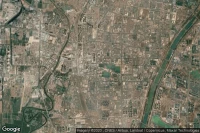 Vue aérienne de Dezhou