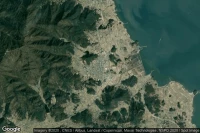Vue aérienne de Namhae