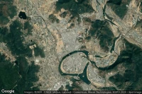Vue aérienne de Miryang