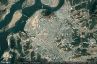 Vue aérienne de Chuncheon
