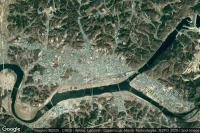 Vue aérienne de Andong