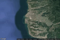 Vue aérienne de Tarumizu