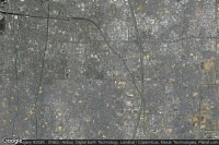 Vue aérienne de Higashi-ōsaka