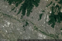 Vue aérienne de Ashikaga