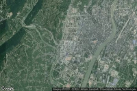 Vue aérienne de Jiangyou