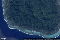 Vue aérienne de Cook Islands
