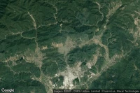 Vue aérienne de Donglu
